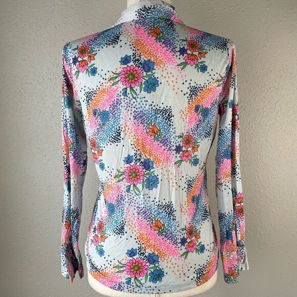 Vintage 70s Button Down Shirt Size S - Picture 5 of 5